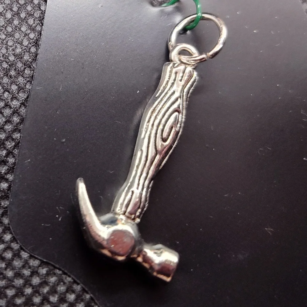 Hammer Craftsman Carpenter Handyman maintenance tool Charm Pendant